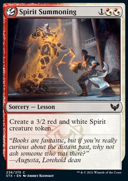 Spirit Summoning - Strixhaven: School of Mages (Common) [236]