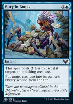 Bury in Books - Strixhaven: School of Mages (Common) [39]