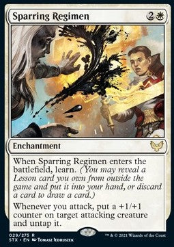 Sparring Regimen - Strixhaven: School of Mages (Rare) [29]