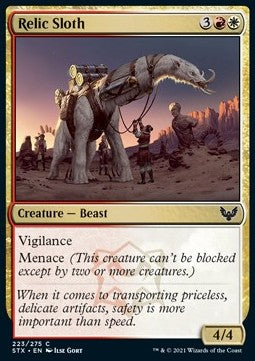 Relic Sloth - Strixhaven: School of Mages (Common) [223]