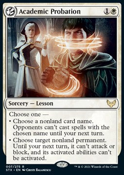 Academic Probation - Strixhaven: School of Mages (Rare) [7]