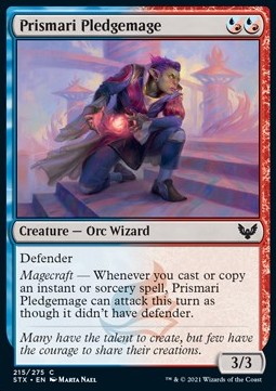 Prismari Pledgemage - Strixhaven: School of Mages (Common) [215]