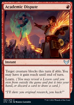 Academic Dispute - Strixhaven: School of Mages (Uncommon) [91]