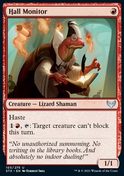 Hall Monitor - Strixhaven: School of Mages (Uncommon) [105]