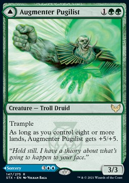 Augmenter Pugilist // Echoing Equation - Strixhaven: School of Mages (Rare) [147]