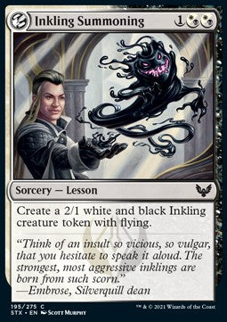 Inkling Summoning - Strixhaven: School of Mages (Common) [195]