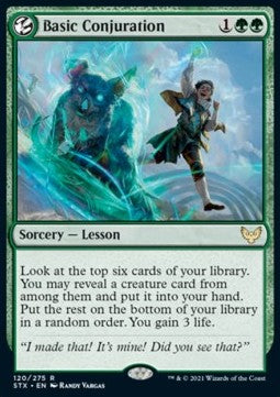 Basic Conjuration - Strixhaven: School of Mages (Rare) [120]