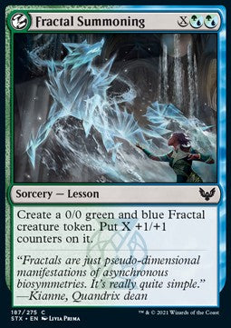 Fractal Summoning - Strixhaven: School of Mages (Common) [187]