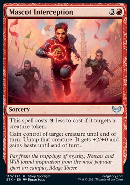 Mascot Interception - Strixhaven: School of Mages (Uncommon) [110]