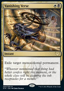 Vanishing Verse - Strixhaven: School of Mages (Rare) [244]