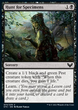 Hunt for Specimens - Strixhaven: School of Mages (Common) [73]