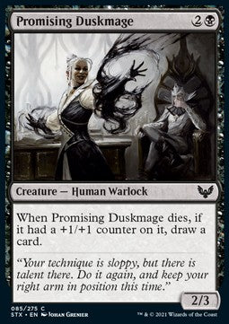 Promising Duskmage - Strixhaven: School of Mages (Common) [85]