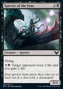 Specter of the Fens - Strixhaven: School of Mages (Common) [87]