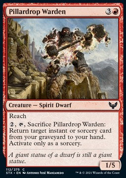 Pillardrop Warden - Strixhaven: School of Mages (Common) [112]