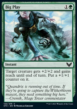 Big Play - Strixhaven: School of Mages (Common) [122]