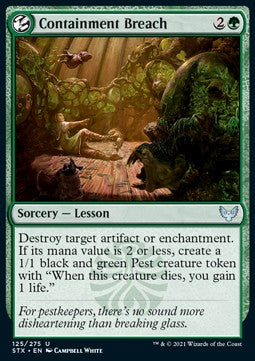 Containment Breach - Strixhaven: School of Mages (Uncommon) [125]