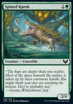 Spined Karok - Strixhaven: School of Mages (Common) [143]