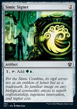 Simic Signet - Commander: Strixhaven (Common) [C21-262]