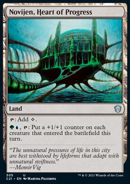 Novijen, Heart of Progress - Commander: Strixhaven (Uncommon) [C21-305]