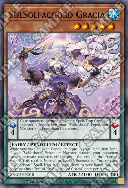 SolSolfachord Gracia (V.1 - Super Rare) - Ancient Guardians (Super Rare) [018]