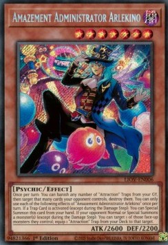 Amazement Administrator Arlekino - Lightning Overdrive (Secret Rare) [006]