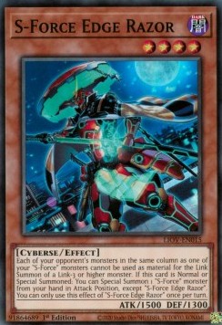 S-Force Edge Razor - Lightning Overdrive (Super Rare) [015]