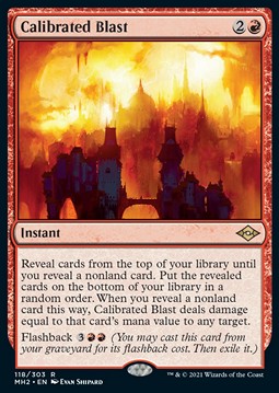 Calibrated Blast - Modern Horizons 2 (Rare) [118]