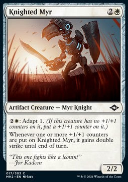 Knighted Myr - Modern Horizons 2 (Common) [17]