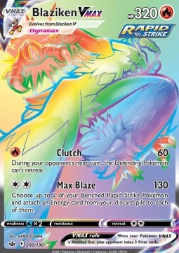 Blaziken VMAX - Chilling Reign (Secret Rare) [200]