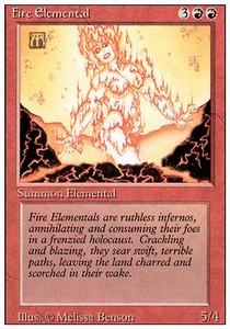 Fire Elemental - Revised (Uncommon)
