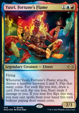 Yusri, Fortune's Flame (V.2) - Modern Horizons 2: Promos (Rare) [492]