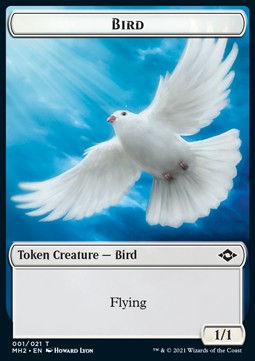 Bird Token (White 1/1) - Modern Horizons 2: Extras (Token) [T01]