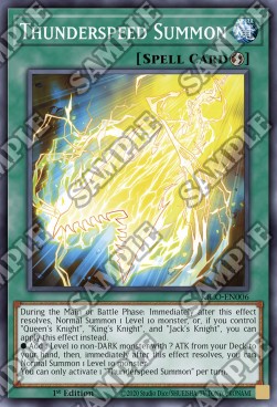 Thunderspeed Summon - King's Court (Super Rare) [006]