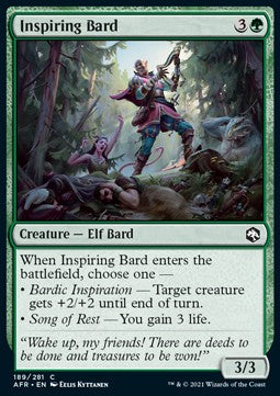 Inspiring Bard - Adventures in the Forgotten Realms (Common) [189]