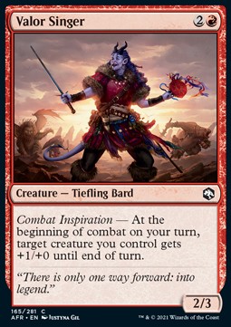 Valor Singer - Adventures in the Forgotten Realms (Common) [165]