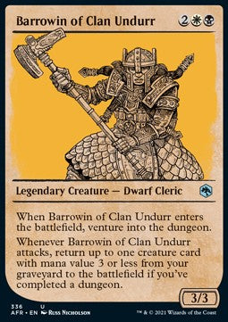 Barrowin of Clan Undurr - Adventures in the Forgotten Realms: Extras (Uncommon) [336]