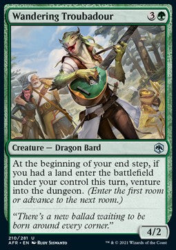 Wandering Troubadour - Adventures in the Forgotten Realms (Uncommon) [210]