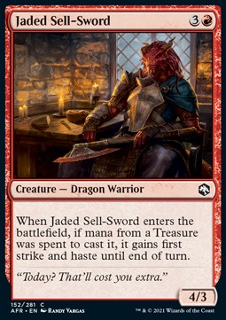 Jaded Sell-Sword - Adventures in the Forgotten Realms (Common) [152]