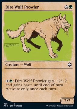 Dire Wolf Prowler - Adventures in the Forgotten Realms: Extras (Common) [325]