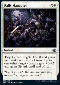 Rally Maneuver - Adventures in the Forgotten Realms (Uncommon) [36]