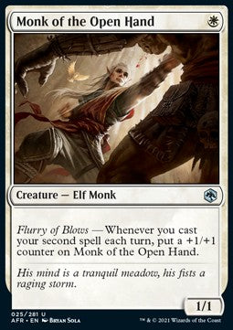 Monk of the Open Hand - Adventures in the Forgotten Realms (Uncommon) [25]
