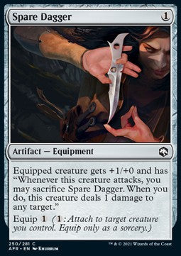 Spare Dagger - Adventures in the Forgotten Realms (Common) [250]