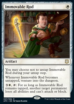 Immovable Rod - Commander: Adventures in the Forgotten Realms (Rare) [AFC-7]