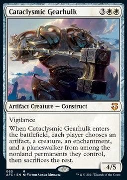Cataclysmic Gearhulk - Commander: Adventures in the Forgotten Realms (Mythic) [AFC-65]