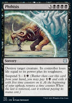 Phthisis - Commander: Adventures in the Forgotten Realms (Uncommon) [AFC-105]