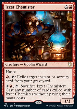 Izzet Chemister - Commander: Adventures in the Forgotten Realms (Rare) [130]