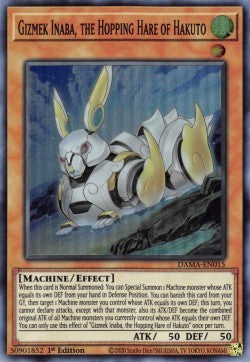 Gizmek Inaba, the Hopping Hare of Hakuto - Dawn of Majesty (Super Rare) [015]