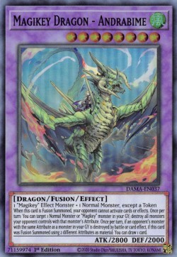 Magikey Dragon - Andrabime - Dawn of Majesty (Super Rare) [037]