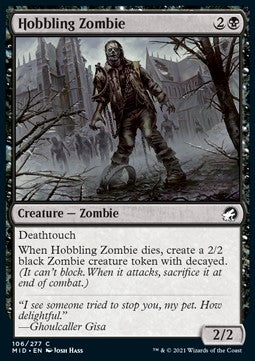Hobbling Zombie - Innistrad: Midnight Hunt (Common) [106]