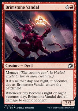 Brimstone Vandal - Innistrad: Midnight Hunt (Common) [130]